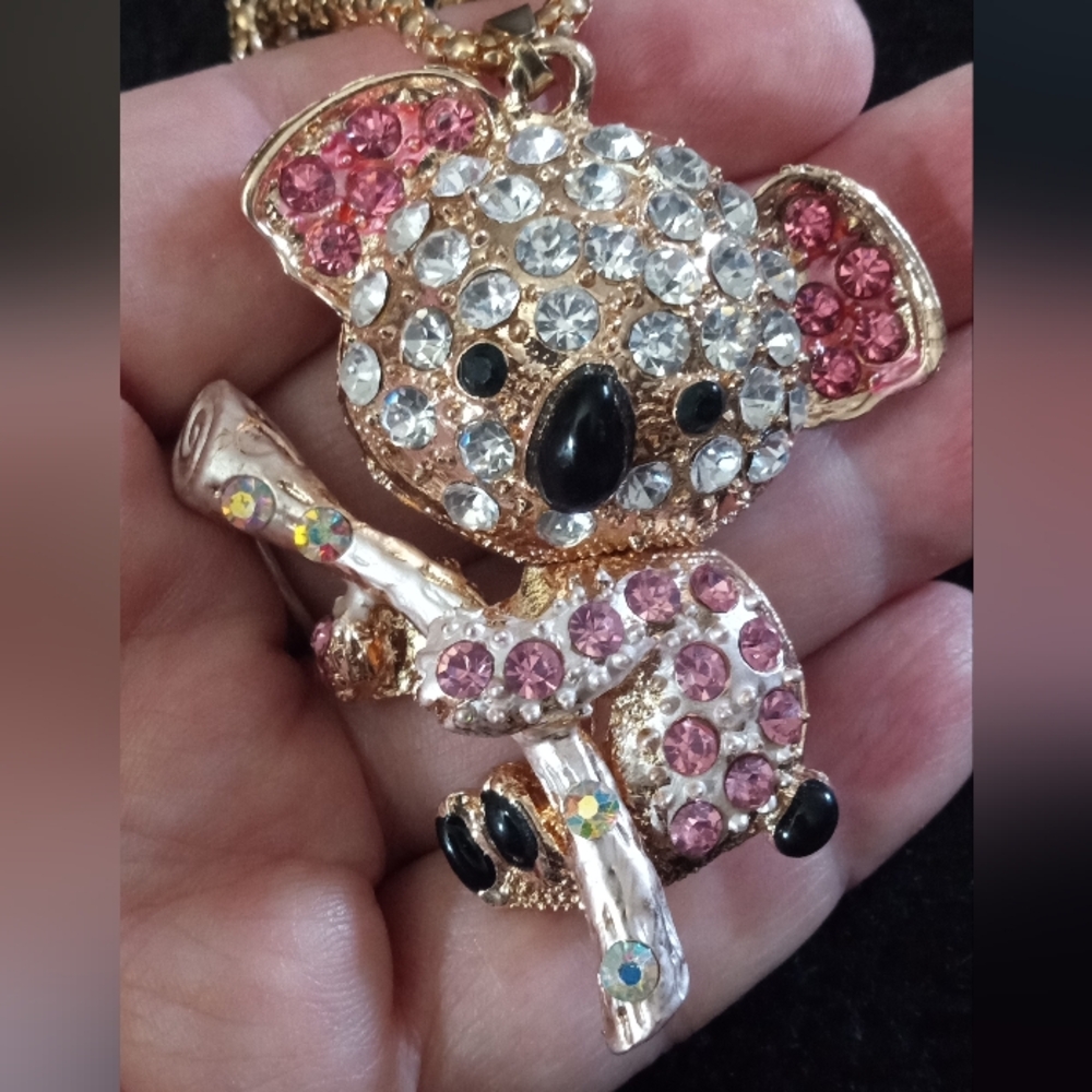 Large BJ Koala Bear Necklace